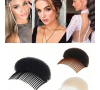 1/2 Pezzi Spugna Volumizzante per Capelli da Donna - Creatore di Chignon Invisibile per Aumentare il Volume - Strumento di Styling Premium per Outfit Quotidiani 3 pezzi,1 pezzoColore unicoABS