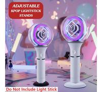 1/2 pezzi Supporto regolabile per bastoncini luminosi K-Pop, compatibile con i bastoncini luminosi ufficiali di , Twice, TXT, EXO, Aespa, ecc., adatto per l'esposizione e la conservazione a feste, rad