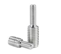 1/2 pezzi Viti di trasferimento a doppia testa in acciaio inossidabile 304 M3 M4 M5 M6 M8 M10 M12 M14 M16 Adattatore filettato maschio-maschio(M3x8-M5x8(2pcs))
