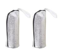 1/2 pezzo borsa termica isolante della bottiglia di acqua della manica della bottiglia di acqua della borsa del trasportatore della bevanda borsa degli isolatori per le uscite di fitness di viaggio