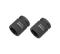 1/2-Pollice Poco Profonda Presa Impatto 6-Punti Metrica Cr-Mo 21mm 2 pz