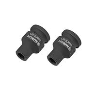 1/2-Pollice Poco Profonda Presa Impatto 6-Punti Metrica Cr-Mo 8mm 2 pz