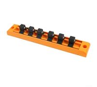 1/2 pollice Socket Organizer Plastica Chiave Holder Tool Storage Rail | PVC + plastica PA6, la presa sicura impedisce la caduta, si adatta a prese da 1/2 ", mantiene la cassetta degli attrezzi