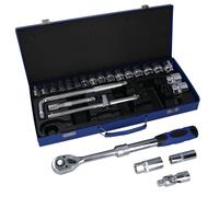 1/2 pollice. Unità 25 pz presa metrica poco profonda e set accessori 10 mm - ...