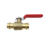 1/2" Press Full Port 1/4 Turn Press Ball Valve; For Hot And Cold Water System; 1 Pcs/Case; Lead Free Brass; 80241