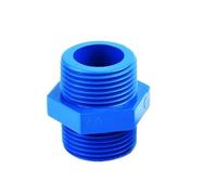 1/2 pz 1/2-2 Pollici Filettatura Maschio connettori Dritti in PVC connettori for Acquario Acquario Acquario Tubo Adattatore Giunto filettato for Acqua da Giardino(1.5 Inch-50mm,1 Piece)