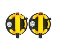 1/2 pz 8 pollici ventosa a vuoto 250 kg pompa ad aria for sollevamento manuale di piastrelle di granito e vetro Sollevamento stabile(Yellow 2PCS)