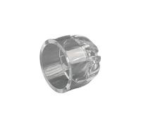 1-2 Pz I.D20-110mm Pvc Tappo Di Sfiato Filtro Isolatie Schermo Serbatoio Acqua Permeabel Comune Acquario Zeevruchten Zwembad Overloop Buisleid(Transparent,I.D 50mm(2pcs))