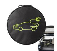 1/2 pz Jumper Cable Bag - Borse per cavi di ricarica | Borsa resistente per cavi di ricarica auto, organizer interno automobilistico, conservazione dei cavi del ponticello della batteria, organizer