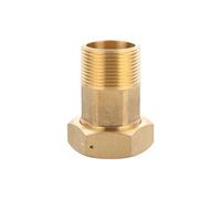 1/2 Pz Raccordi for Tubi In Ottone Contatore 'acqua Pompa SIM Card e Adattatori "3/4" 1 "1-1I4" 1-1I2 "2" Maschio/Filettatura Femmina connettori(M3I4 x F1,2pcs)