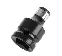 1/2 '' Square Brew Change Socket Adapter Convertes Wrench 1/4 '' Hex Shank Shank Drill Chuck Kit di conversione