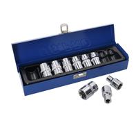 1/2" unità femmina Torx Star E prese poco profonde E10 - E24 set da 9 pezzi i...