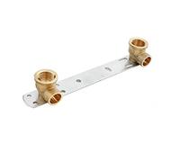 1/2" x 15 mm incasso doccia staffa/lunghezza - 150 mm/miscelatore termostatico Bar piastra posteriore filettatura BSP rubinetto collegamento set