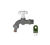 1/2" x 3/4" BSP Plastica Giardino Irrigazione Rubinetto Valvola Tubo Flessibile