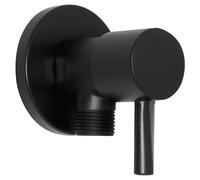 Valvola angolare in ceramica 1/2"x3/8"", nera