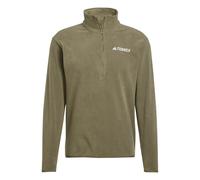 Pile adidas Multi Essentials Fleece Half Zip verde kaki - XL