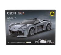 Cada - Lotus Evija - Set di costruzione - con R/C e controllo tramite App - 308 pezzi - + 6 anni - Scala 1:18 (DEQUBE 927DE51071)
