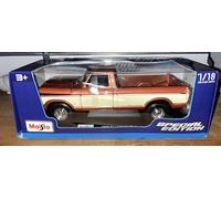 Ford F-150 Pick Up 1979 Braun Crema Modellino Auto 1:18 Maisto