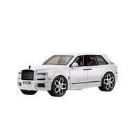 1:20 Per Rolls-Royce Cullinan Mansory SUV Modello Auto Metallo Pressofuso Simulazione Suono E Luce Giocattolo(White)