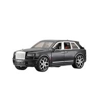 1:20 Per Rolls-Royce Cullinan Mansory SUV Modello Auto Metallo Pressofuso Simulazione Suono E Luce Giocattolo(Nero)