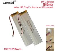 1-20 pezzi 3032130 Batteria ai polimeri di litio da 3,7 V 1800 mAh per celle della tastiera Keychron K3 Luci a LED Tastiera Bluetooth Registratore per auto