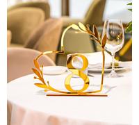 1/20 pezzi Set di numeri da tavolo a forma di cuore traforato in oro - Base rinforzata + Schede dei numeri inseribili, decorazione per tavoli da banchetto nuziale, disponibile come singolo pezzo/set c