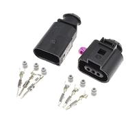1-20 set 3 pin femmina e maschio 1.5mm Auto Temps Sensor Plug Deflazione Valvola di deflazione Connettore impermeabile 1J0973803 1J0973703. Compatible With vw. (Color : Male female set, Size : 1Set