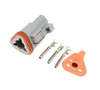 1-20 Set DT Serie 3 Pin Impermeabile Maschio Femmina Cavo Elettrico Connettore p/lug DT06-3S DT04-3P 22-16AWG(Female set,10Set)