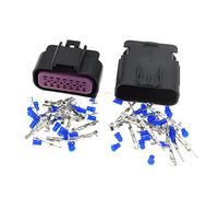 1-20 set. GT 14. Pin femmina maschio impermeabile auto auto connettore elettrico con connettore Compatible With abitazione automobilistico 15326856 15326861 (Color : Male female set, Size : 5Sets)