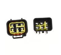 1-20 set nero FW-C-6M-B FW-C-6F-B connettore for auto con spina bobina di accensione for regolatore finestra impermeabile a 6 pin