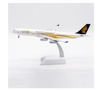 1 200 Per Singapore Airlines Airbus A340-300 9V-SJE Passeggeri Pressofuso In Lega Modello Di Aereo Regalo Natale Kit di gioco per Hobby