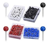 1.200 Pezzi Di Spille Di Plastica Colorate, Puntine Di Carta, Puntine Per Segnare La Mappa, Accessori Per Bacheca