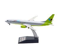 1 200 Simulazione Coreano Jin Air Aereo Di Linea Per HL7559 B737-800 Lega Modello Aeroplano Replica Set da gioco per hobby in miniatura