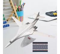 1/200 Tupolev TU-160 Strategic Aircraft Model Aviation Souvenir Lega pressofusa