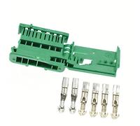 1-20kit 6 pin verde maschio femmina auto-coda leggera luce posteriore lampade connettore spina Compatible With Citroen 98821-1065(Female set,10Sets)