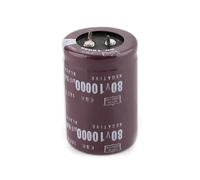 1-20PCS 80V 10000uF 35x50mm Electrolytic Capacitor Filter Current Condenser For Audio Amplifier 10000UF80V MQXFCZUX(10PCS)