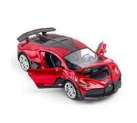 1:22 For Bugatti DIVO Lega Di Simulazione Suono E Luce Modello Di Supercar Collezione Ornamenti Regali Giocattoli Artigianato Macchinine Mini Auto(Taglia unica)
