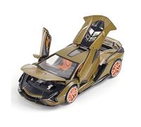 1:22 For Lamborghini Simulazione Fulmine Lega Auto Sportiva Tirare Indietro Modello Ragazzo Collezione Regalo Giocattolo Auto Artigianato Macchinine Mini Auto(Taglia unica)