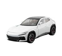 1:22 per Ferrari Purosangue FUV Simulation Die-cast Model Car, decorazione statica, con effetti sonori e luminosi (batterie non incluse)(White)
