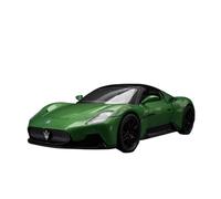 1:22 Per Maserati MC20 Supercar Modello In Lega Diecast Metallo Suono E Luce Ragazzi Auto Giocattoli Giocattoli Metal Vehicles non RC(verde)