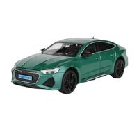 1:24 Adatto per Audi RS7 Coupe Modellini in Lega pressofusi e Veicoli Giocattolo Modello di Auto in Metallo Suono Luce ad Alta Simulazione Batterie Non Incluse(Green)