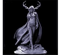 1/24 Ancient Fantasy Elf Guerriero Femminile Kit Modello in Resina Non Verniciato e Non assemblato Figure in Miniatura //Pj1-79 Ahowse
