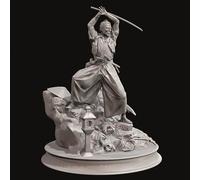 1/24 Antico guerriero samurai Kit di modello di soldato in resina non dipinto e non assemblato //k9N3g1