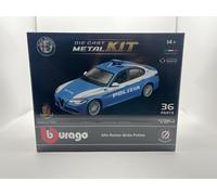 1:24 BURAGO Alfa Romeo Giulia Polizia Diecast Metal Kit BU25129KIT