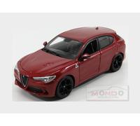 MODELLINO AUTO STATICO BURAGO ALFA ROMEO STELVIO Q4 QUADRIFOGLIO V6 2017 1/24