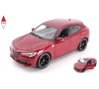 MODELLINO AUTO STATICO BURAGO ALFA ROMEO STELVIO Q4 QUADRIFOGLIO V6 2017 1/24
