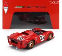 Ferrari 330 P4 #23 Daytona 1967 Rosso Modellino Auto 1:24 Bburago