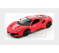 MODELLINO BBURAGO FERRARI 488 PISTA R P 1/24