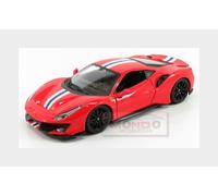 MODELLINO BBURAGO FERRARI 488 PISTA R P 1/24