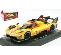 1:24 BURAGO Ferrari 499P #83 Le Mans 2024 Kubica Shwartzman Ye BU26313-83